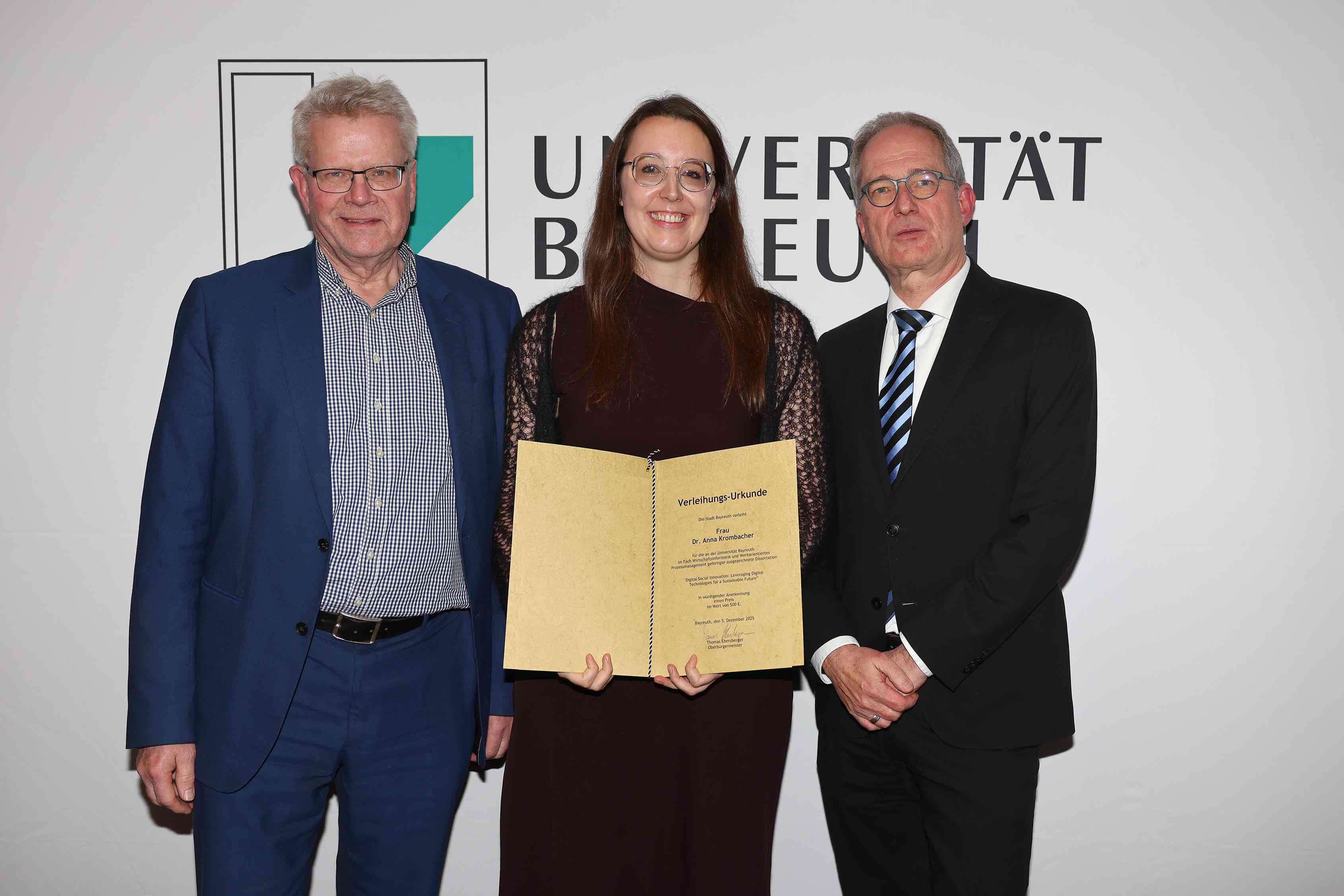 Bild: Preis der Stadt Bayreuth, Dr. Anna Krombacher